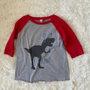 5/$15 Boys size 4 3/4 sleeve Easter shirt